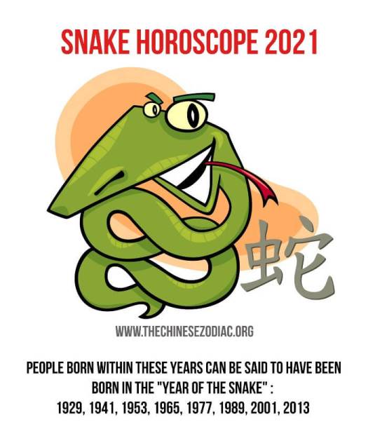 horóscopo año de la serpiente 2021