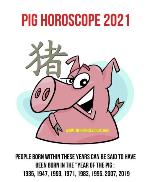 horóscopo año del cerdo 2021